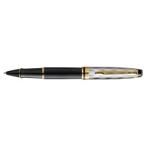 Waterman Expert Reflections of Paris Rollerball Pen - Deluxe Black